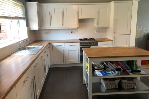 after image clean modern kitchen respray